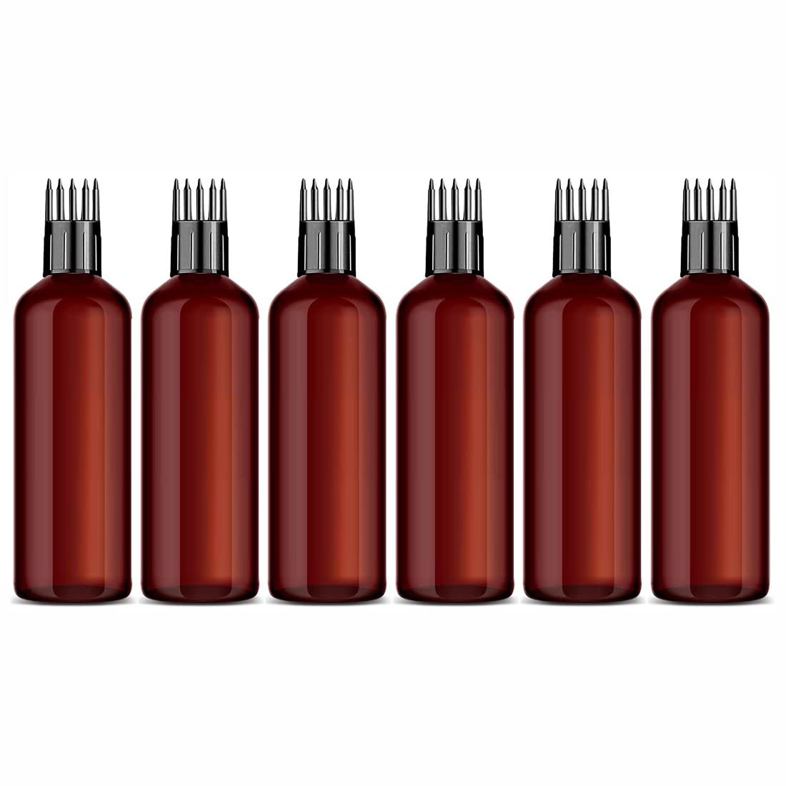 Salvia Packaging,Plastic Travel Bottles Pack of 8 Comb applicator bottle Salvia Packaging,Plastic Travel Bottles Pack of 8 Comb applicator bottle